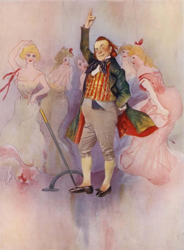 Mr. Willie Edouin i La Poupee (farvefoto) af English Photographer