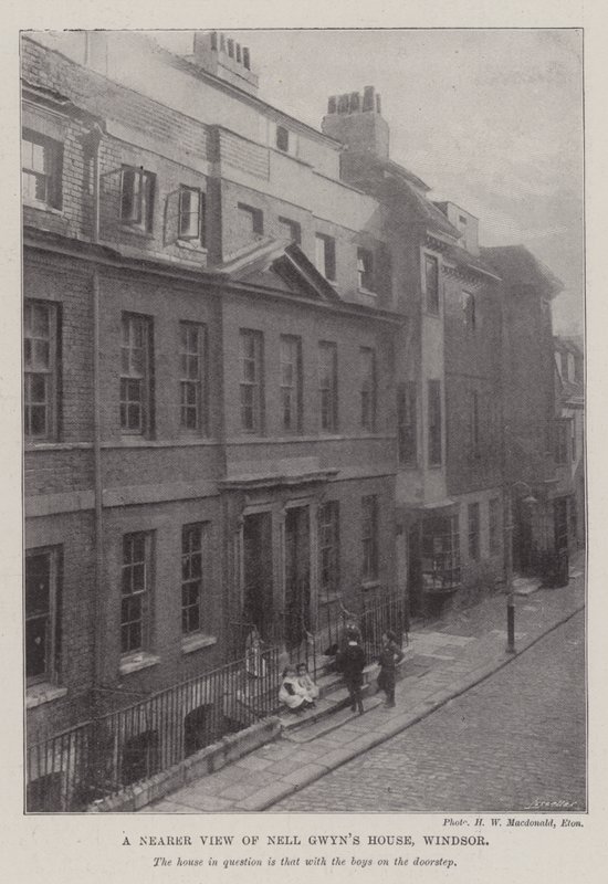 Et nærmere billede af Nell Gwynn House, Windsor af English Photographer