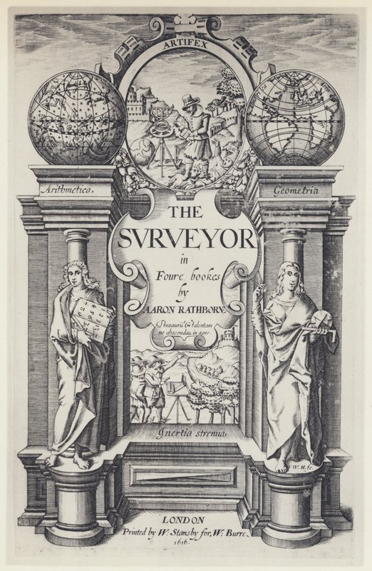 A Rathbone, The Surveyor, W Stansby for W Burre 1616 (s/h-foto) af English Photographer