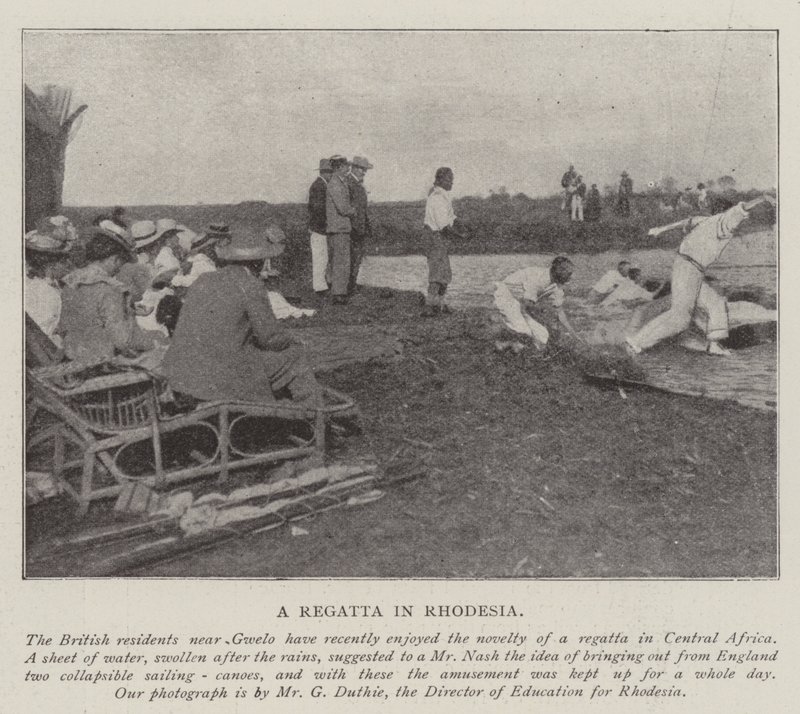 Regatta i Rhodesia af English Photographer