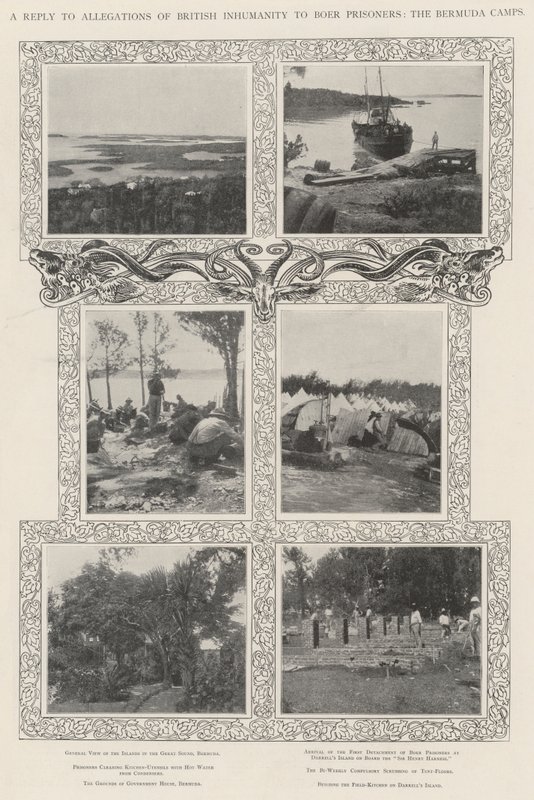 Et svar på påstande om britisk umenneskelighed til boerfanger, Bermudalejrene af English Photographer