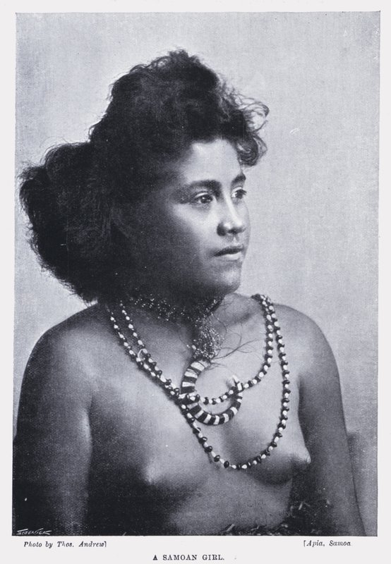 A Samoan Girldani af English Photographer