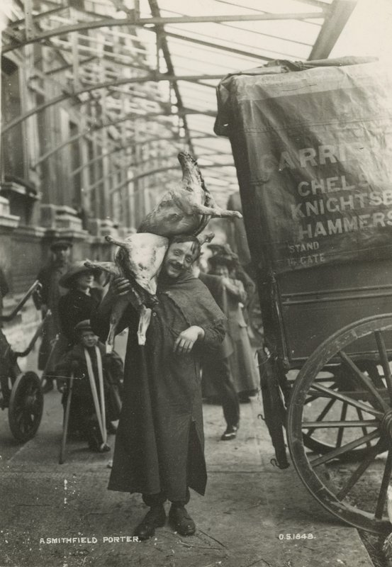 En Smithfield Porter af English Photographer
