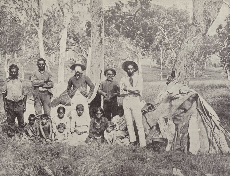 Aboriginallejr af English Photographer