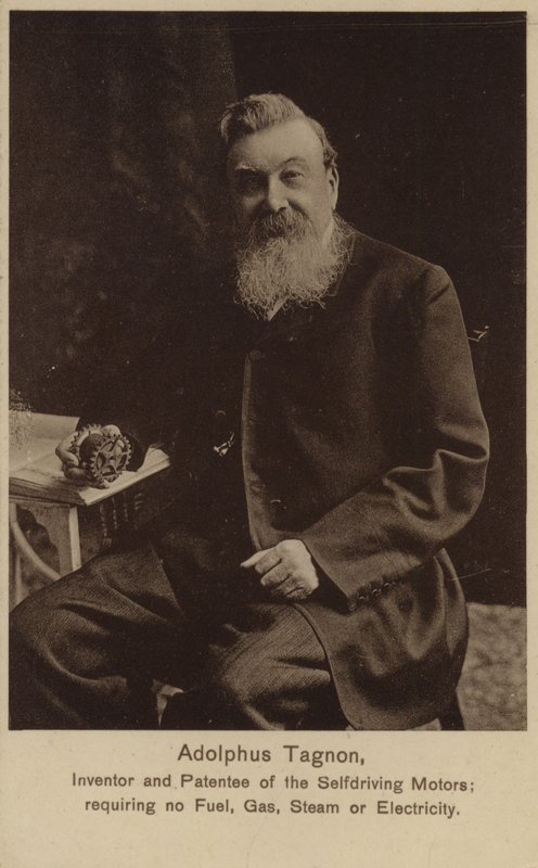 Adolphus Tagnon, opfinder af selvkørende motorer af English Photographer