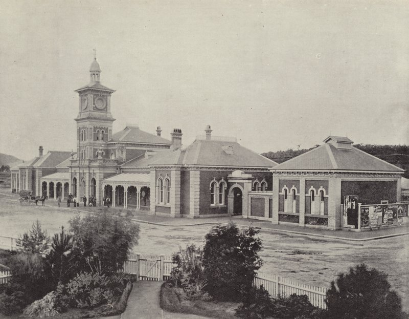 Albury jernbanestation af English Photographer