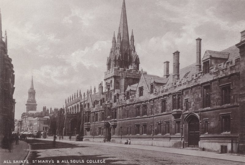 All Saints St Marys og All Souls College af English Photographer