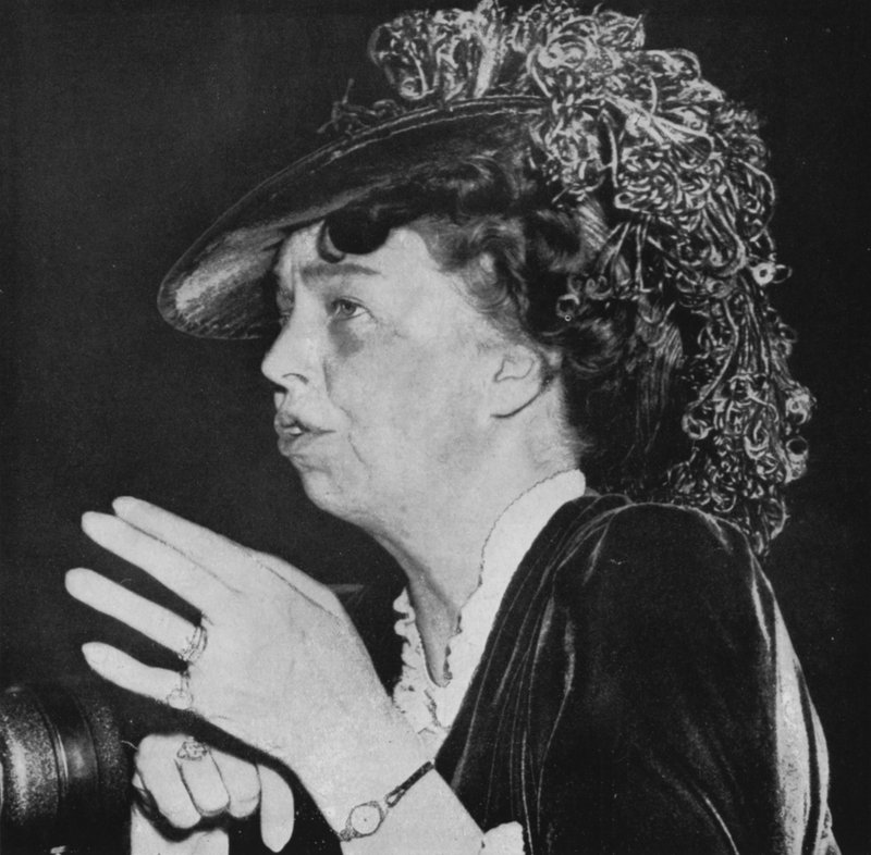 Anna Eleanor Roosevelt, portræt af English Photographer
