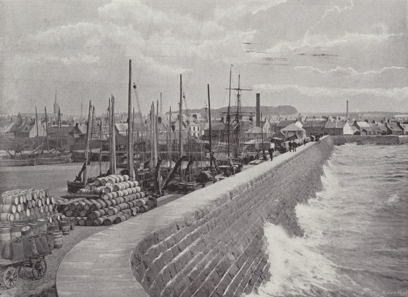 Arbroath, Beskyttelsesmuren af English Photographer