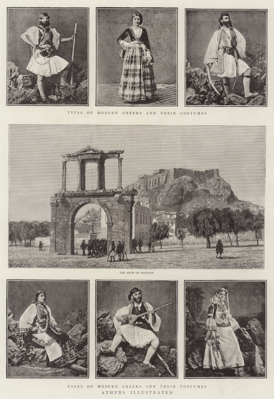 Athen Illustreret af English Photographer