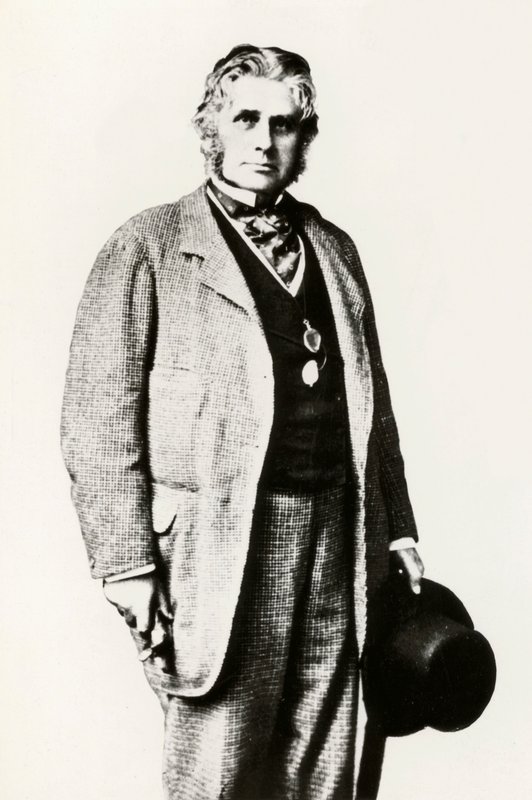 Augustus Henry Lane-Fox Pitt Rivers, portræt (s/h-foto) af English Photographer