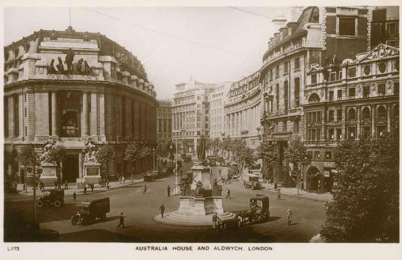 Australia House og Aldwych, London af English Photographer