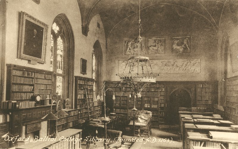 Balliol College Library, Oxford af English Photographer
