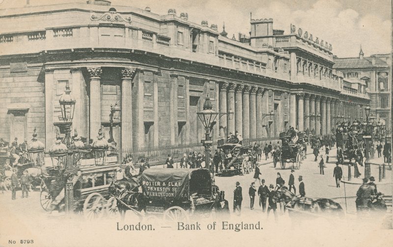 Bank of England, London af English Photographer