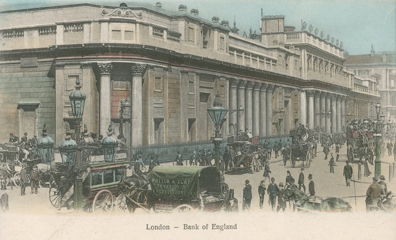 Bank of England, London af English Photographer