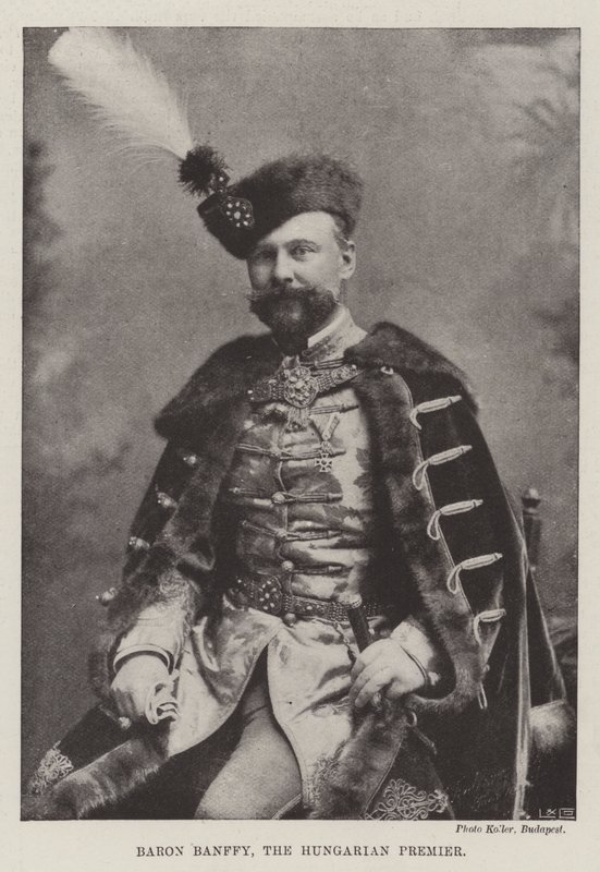 Baron Banffy, den ungarske premierminister af English Photographer