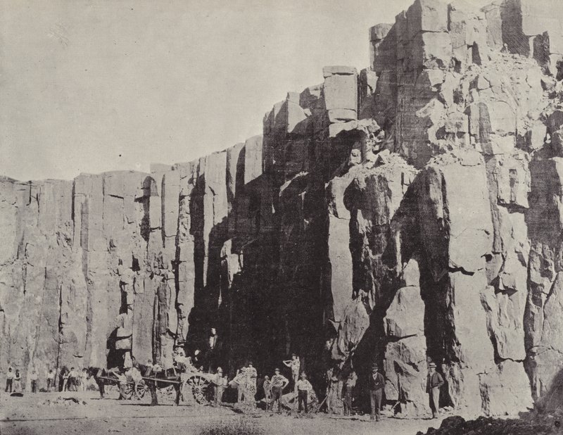 Basaltiske søjler, Kiama Quarries, New South Wales af English Photographer