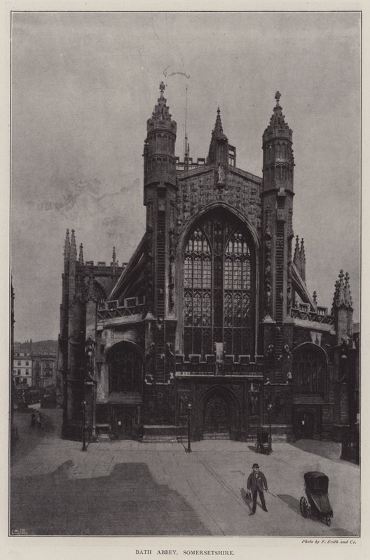 Bath Abbey, Somersetshire af English Photographer