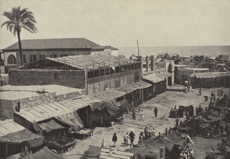 Bazaar of Joppe, byen Simon, garveren af English Photographer