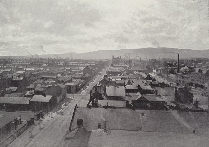 Belfast, panoramaudsigt af English Photographer