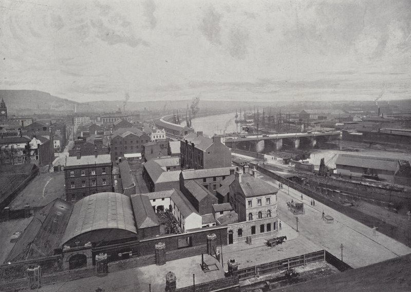 Belfast, panoramaudsigt af English Photographer