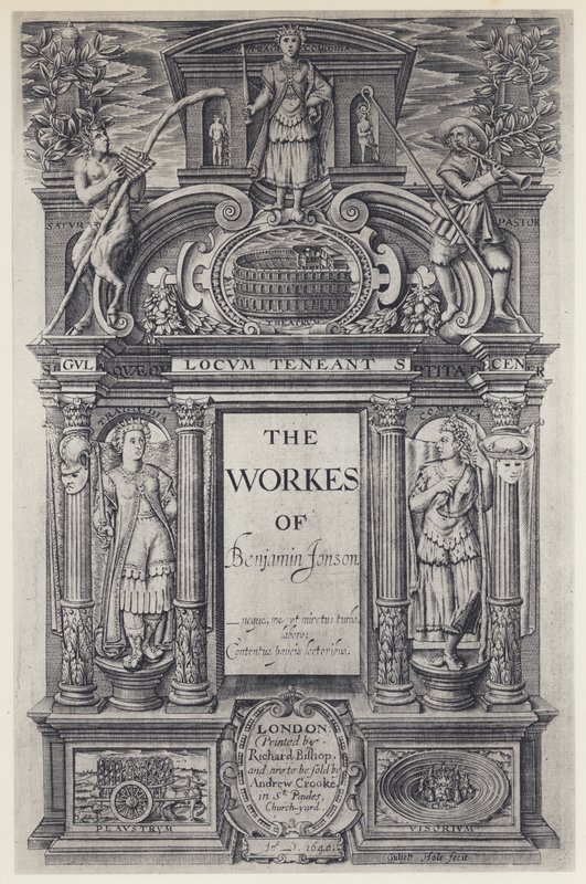 Ben Jonson, The Workers, Worked, WITH Stansby 1616 (s/h-foto) af English Photographer