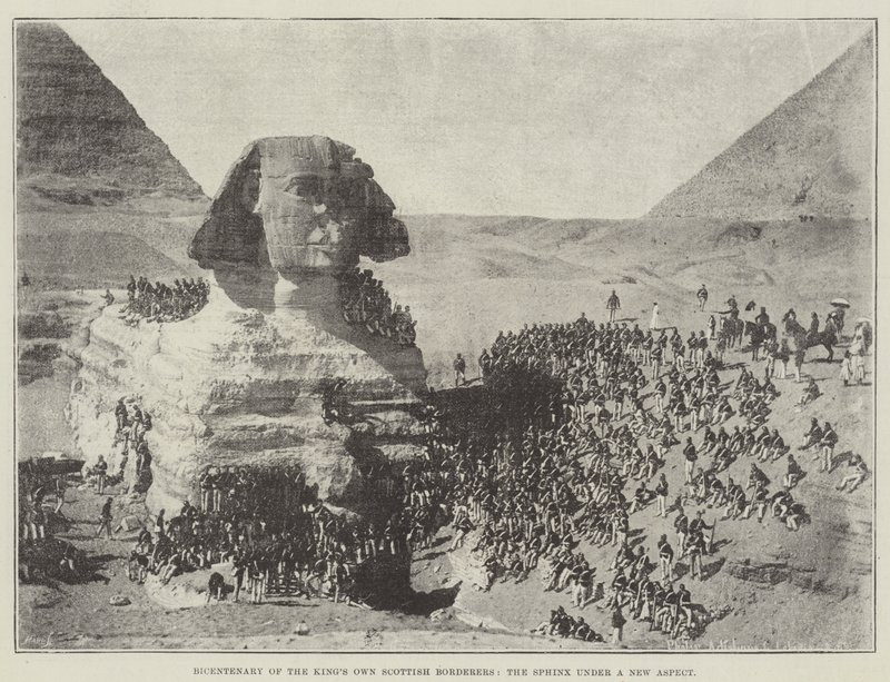 Bicentenary of the Kings Own Scottish Borderers, the Sphinx under a New Aspect af English Photographer