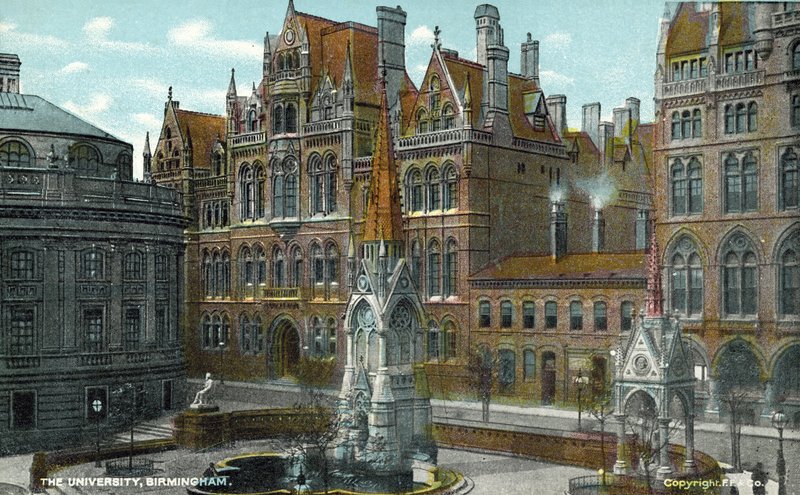 Birmingham University (farvefoto) af English Photographer