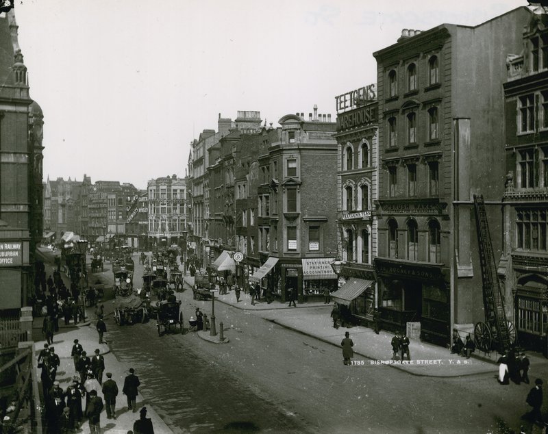 Bishopsgate Street, London af English Photographer