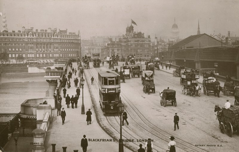Blackfriars Bridge, London af English Photographer