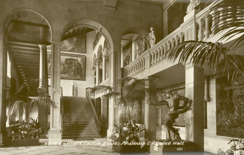 Bowes Museum, Barnard Castle, County Durham (s/h-billede) af English Photographer