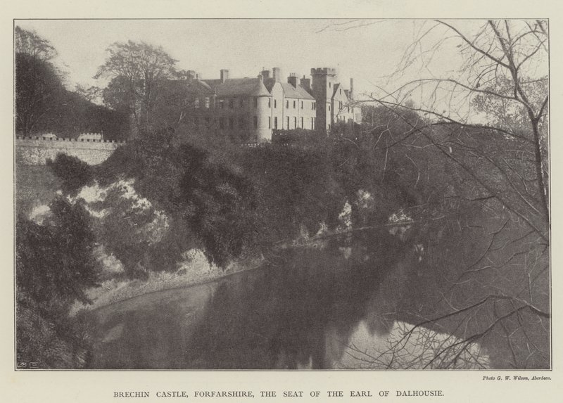 Brechin Castle, Forfarshire, sæde for jarlen af Dalhousie af English Photographer