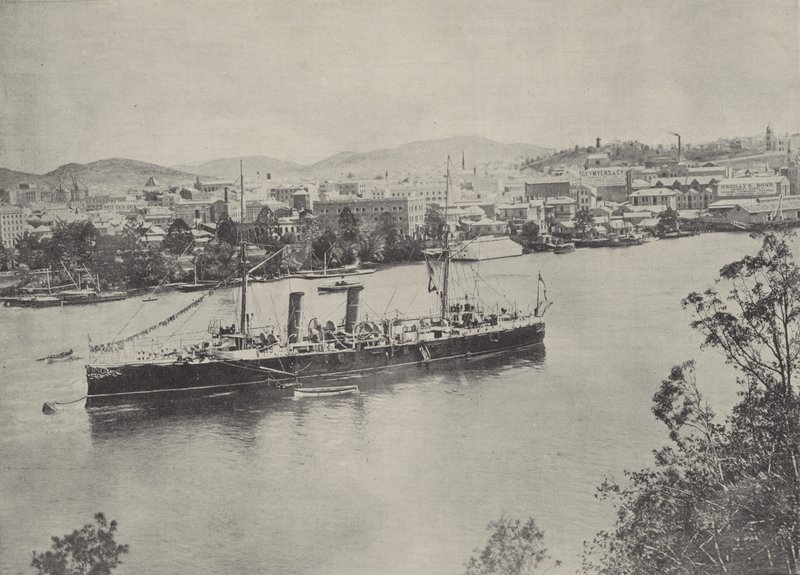 Brisbane, hovedstaden i Queensland af English Photographer