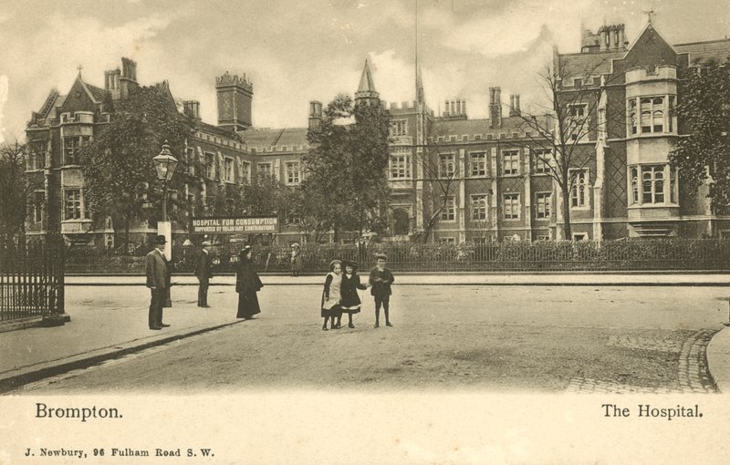 Brompton Hospital, London (s/h-billede) af English Photographer