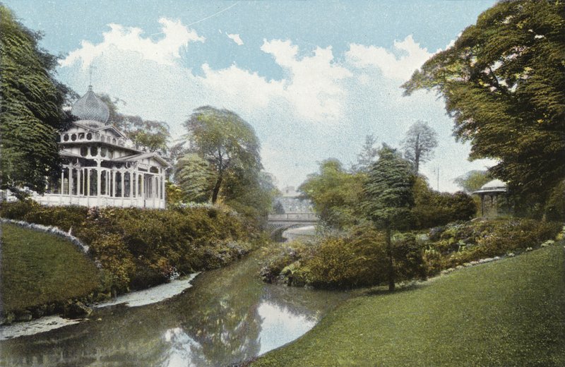 Buxton, The Gardens af English Photographer