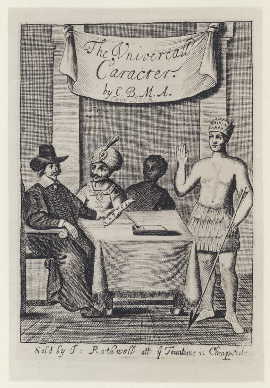 C Beck, The Universal Character, IN Rothwell 1657 (s/h-foto) af English Photographer