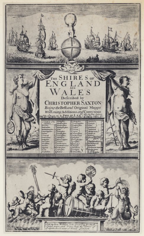 C Saxton, The Shires of England, G Willdey af English Photographer