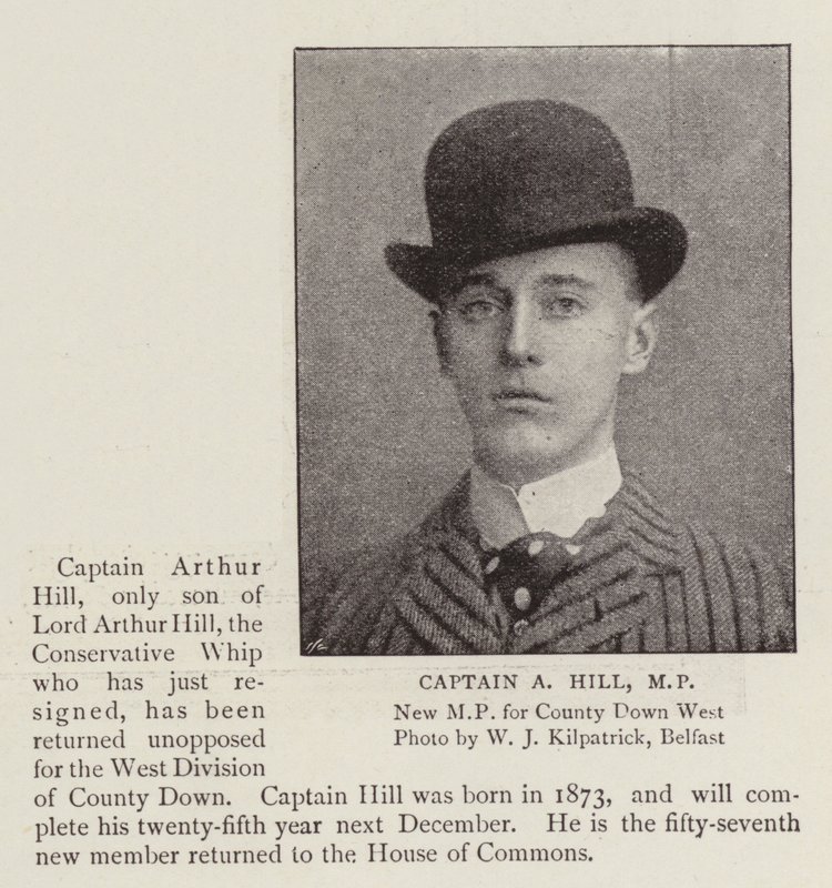 Captain A Hill, MP af English Photographer