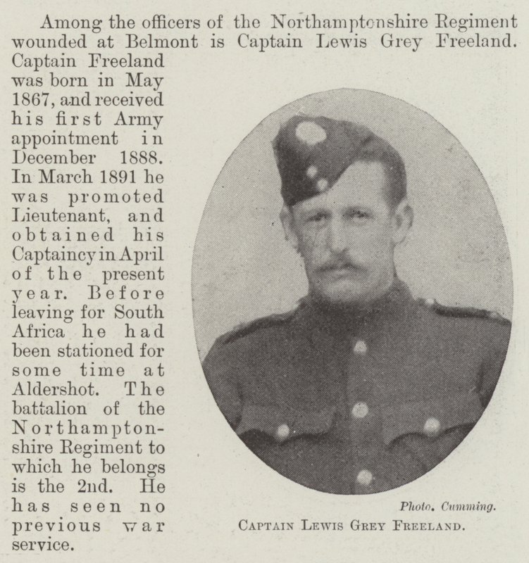 Kaptajn Lewis Grey Freeland af English Photographer