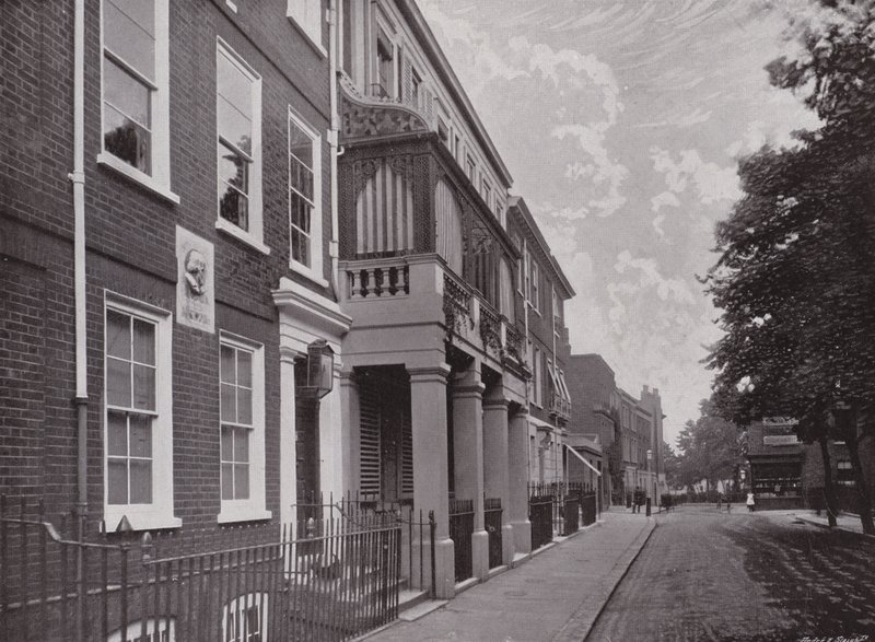 Carlyles House, Cheyne Row, Chelsea af English Photographer