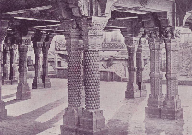 Buede søjler, Panch-Mahal, Fatehpur-Sikri af English Photographer