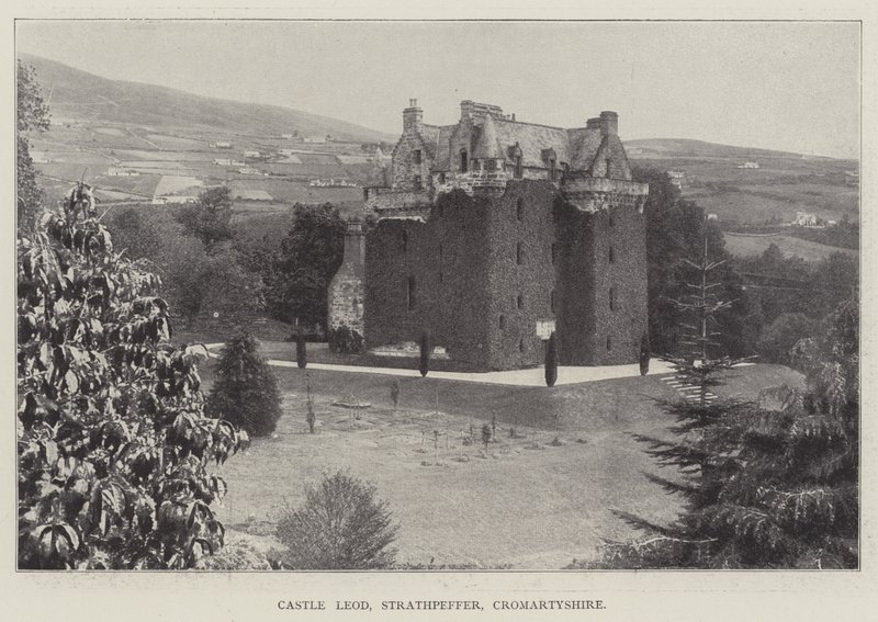 Castle Leod, Strathpeffer, Cromartyshire af English Photographer