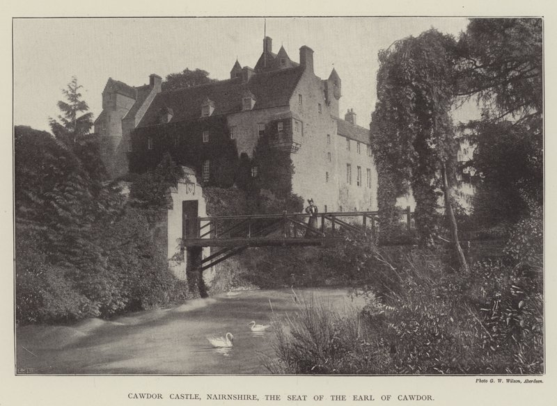 Cawdor Castle, Nairnshire, sæde for jarlen af Cawdor af English Photographer