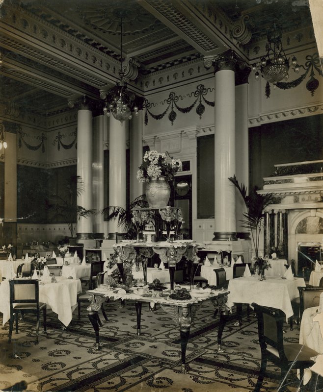 Cecil Hotel, London, spisestue af English Photographer