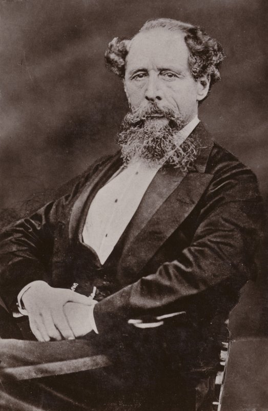 Charles Dickens (1812-1870), engelsk forfatter af English Photographer