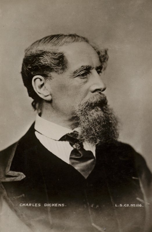 Charles Dickens (1812-1870), engelsk forfatter af English Photographer