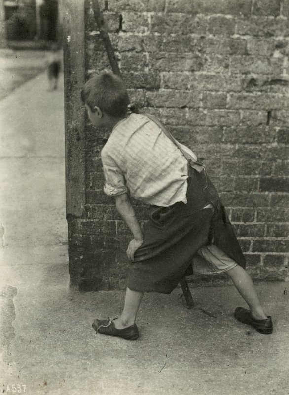 Børnefattigdom, London af English Photographer