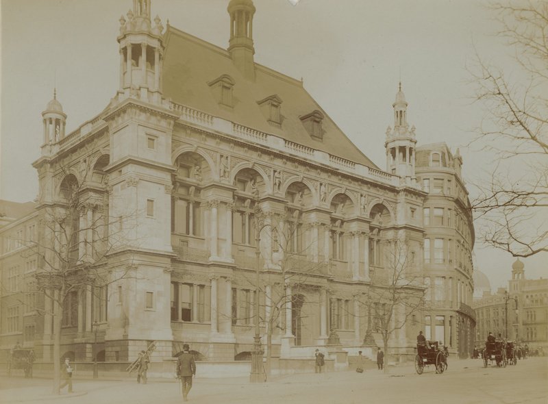 City of London School, Thames Embankment af English Photographer