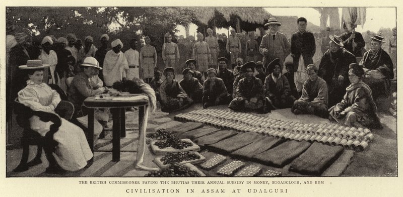 Civilisation i Assam ved Udalguri af English Photographer