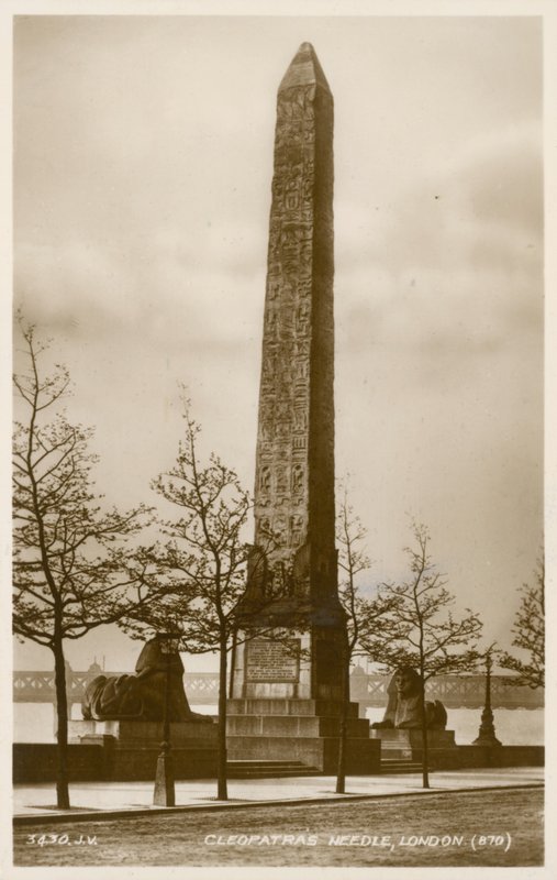 Cleopatras Needle, Thames Embankment, London af English Photographer